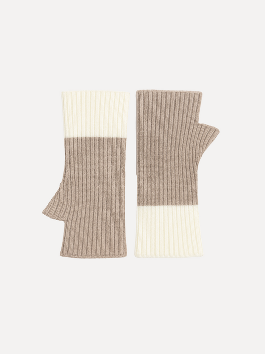 Mitaines Beiges et Blanches